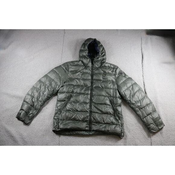 Blauer Jacket Mens 3XL Green Down Quilted Puffer Coat - Picture 1 of 9